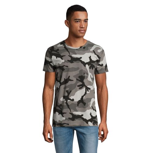 TEE-SHIRT HOMME COL ROND SOL'S CAMO MEN