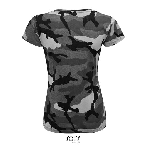 TEE-SHIRT FEMME COL ROND SOL'S CAMO WOMEN - 7