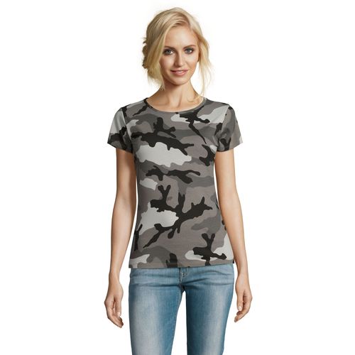 TEE-SHIRT FEMME COL ROND SOL'S CAMO WOMEN - 2