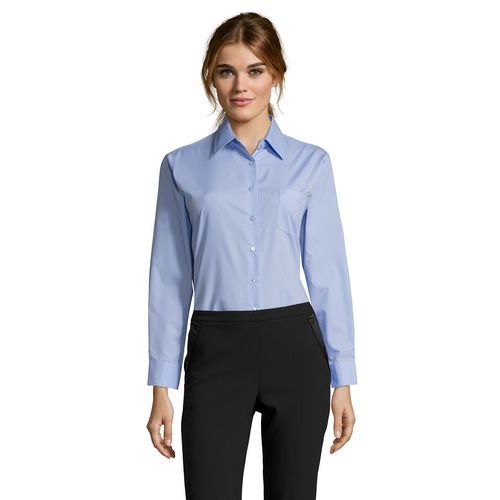 azul celeste CAMISA POPELÍN MANGA LARGA PARA MUJER SOL'S EXECUTIVE