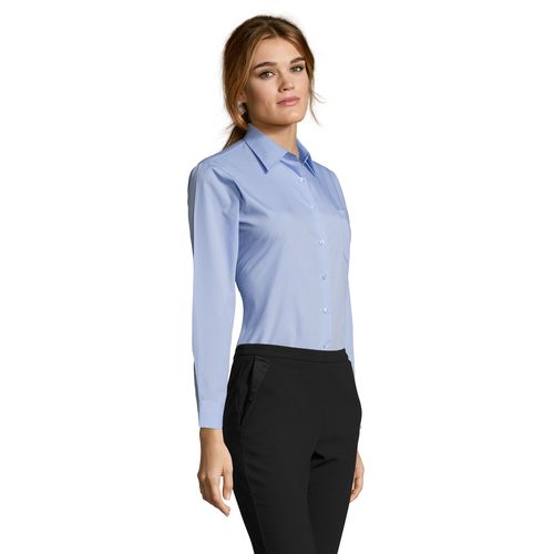 azul celeste CAMISA POPELÍN MANGA LARGA PARA MUJER SOL'S EXECUTIVE