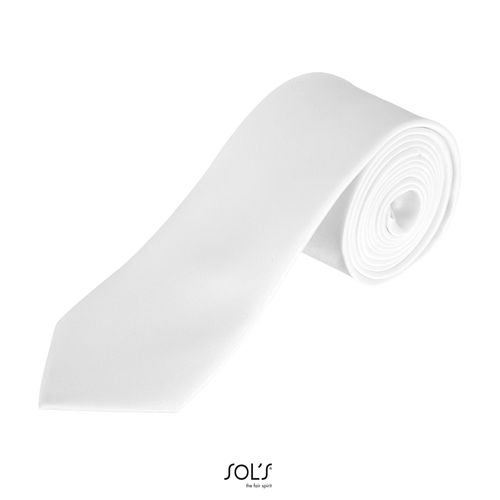 white CORBATA DE POLIÉSTER SATINADO SOL'S GARNER