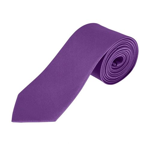 morado oscuro CORBATA DE POLIÉSTER SATINADO SOL'S GARNER