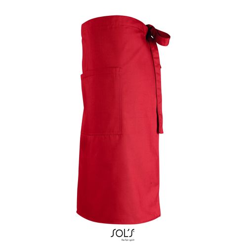 red DELANTAL MEDIO CON 2 BOLSILLOS SOL'S GREENWICH