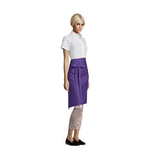 morado oscuro DELANTAL MEDIO CON 2 BOLSILLOS SOL'S GREENWICH