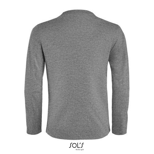 gris chiné CAMISETA DE MANGA LARGA PARA NIÑOS SOL'S Imperial LSL KIDS