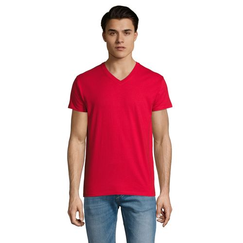 red CAMISETA DE CUELLO PICO PARA HOMBRE SOL'S Imperial V MEN