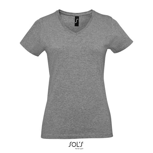 TEE-SHIRT FEMME COL “V” SOL'S Imperial V WOMEN