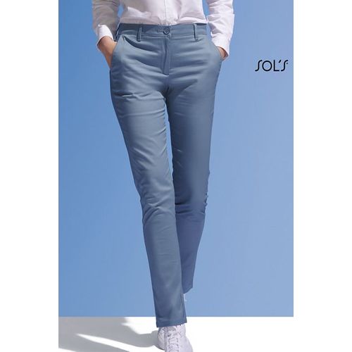 PANTALON STRETCH EN SATIN FEMME SOL'S JARED WOMEN - 2