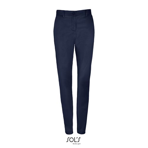 PANTALON STRETCH EN SATIN FEMME SOL'S JARED WOMEN