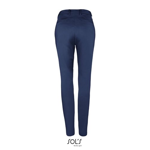 PANTALON STRETCH EN SATIN FEMME SOL'S JARED WOMEN