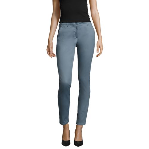 PANTALON STRETCH EN SATIN FEMME SOL'S JARED WOMEN