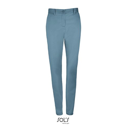 PANTALON STRETCH EN SATIN FEMME SOL'S JARED WOMEN