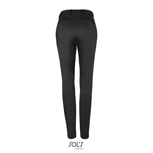 PANTALON STRETCH EN SATIN FEMME SOL'S JARED WOMEN - 7