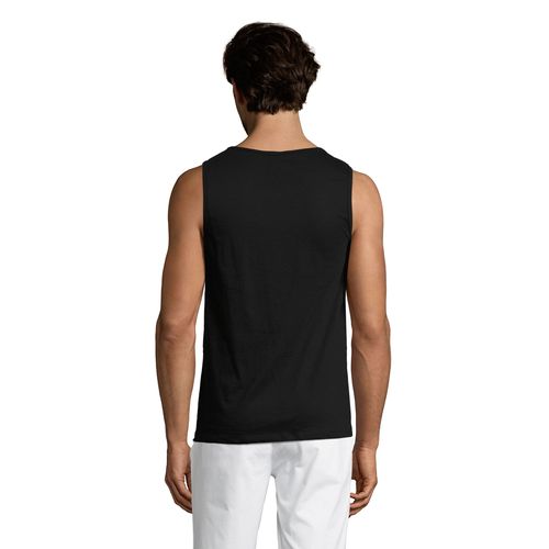 negro produndo CAMISETA SIN MANGAS PARA HOMBRE SOL'S JUSTIN