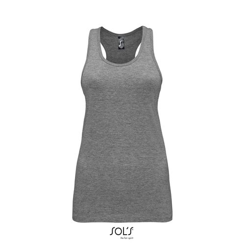 gris chiné CAMISETA ESPALDA NADADOR PARA MUJER SOL'S JUSTIN WOMEN