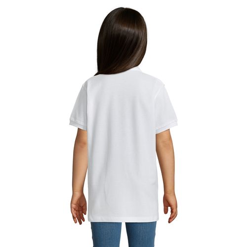 white POLO DE NIÑO SOL'S PERFECT KIDS