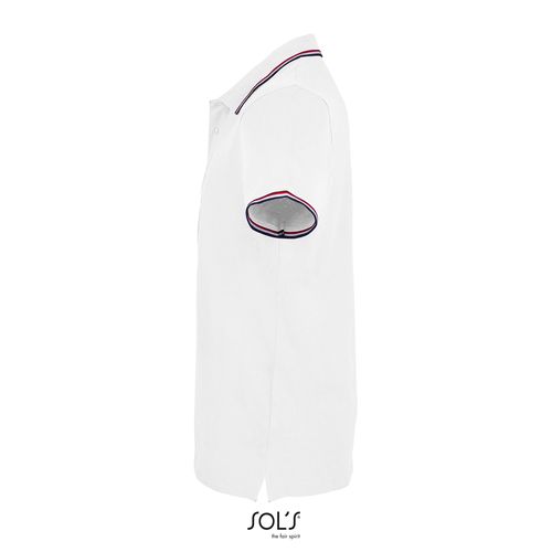 white POLO PARA HOMBRE SOL'S PRESTIGE MEN