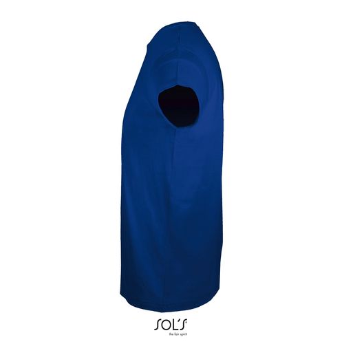 azulón CAMISETA AJUSTADA DE CUELLO REDONDO PARA HOMBRE SOL'S REGENT FIT