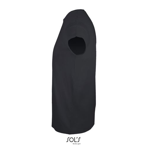 gris oscuro CAMISETA AJUSTADA DE CUELLO REDONDO PARA HOMBRE SOL'S REGENT FIT