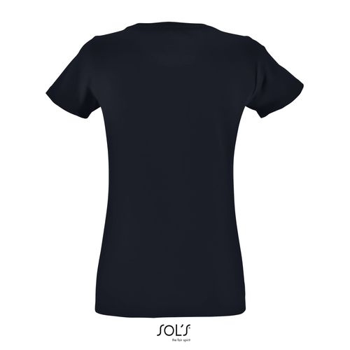 marina francesa CAMISETA AJUSTADA DE MUJER CON CUELLO REDONDO SOL'S REGENT FIT WOMEN