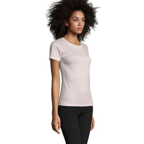 rosa chiné CAMISETA AJUSTADA DE MUJER CON CUELLO REDONDO SOL'S REGENT FIT WOMEN
