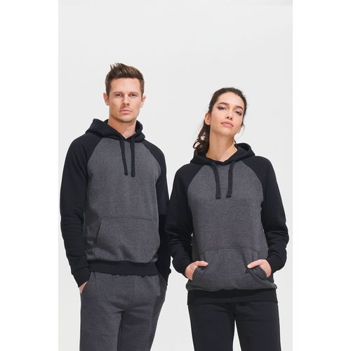 SUDADERA UNISEX BICOLOR SOL'S SEATTLE