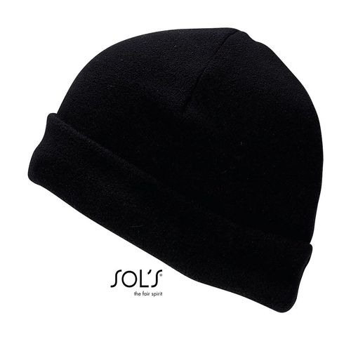 black GORRO POLAR UNISEX SOL'S SERPICO 55