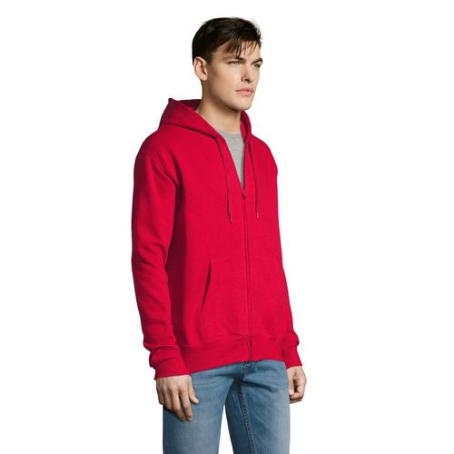 VESTE ZIPPÉE HOMME À CAPUCHE DOUBLÉE SOL'S SEVEN MEN