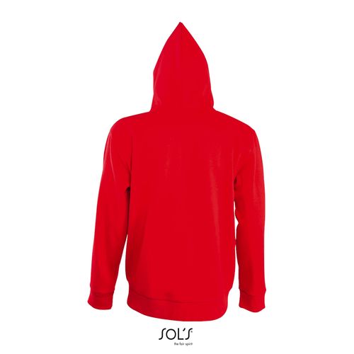 red CHAQUETA DE HOMBRE CON CAPUCHA SOL'S SEVEN MEN