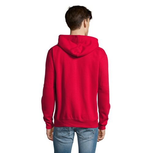red CHAQUETA DE HOMBRE CON CAPUCHA SOL'S SEVEN MEN