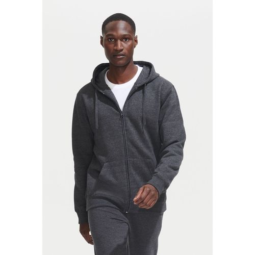 VESTE ZIPPÉE HOMME À CAPUCHE DOUBLÉE SOL'S SEVEN MEN