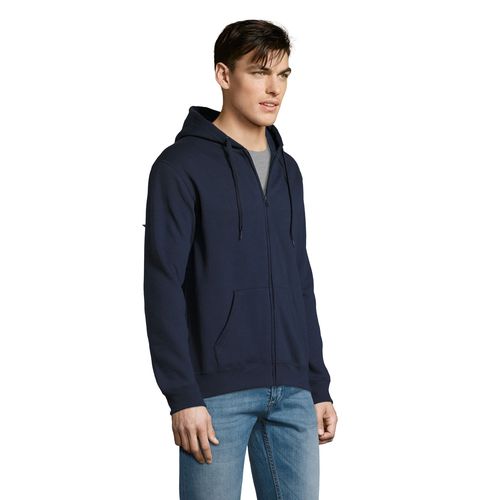 VESTE ZIPPÉE HOMME À CAPUCHE DOUBLÉE SOL'S SEVEN MEN