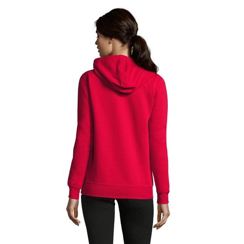 red CHAQUETA DE MUJER CON CAPUCHA SOL'S SEVEN WOMEN