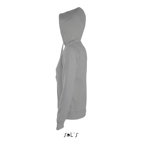 gris chiné CHAQUETA DE MUJER CON CAPUCHA SOL'S SEVEN WOMEN