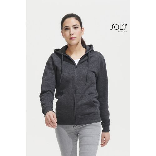 VESTE ZIPPÉE FEMME À CAPUCHE DOUBLÉE SOL'S SEVEN WOMEN