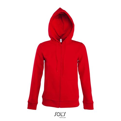 VESTE ZIPPÉE FEMME À CAPUCHE DOUBLÉE SOL'S SEVEN WOMEN