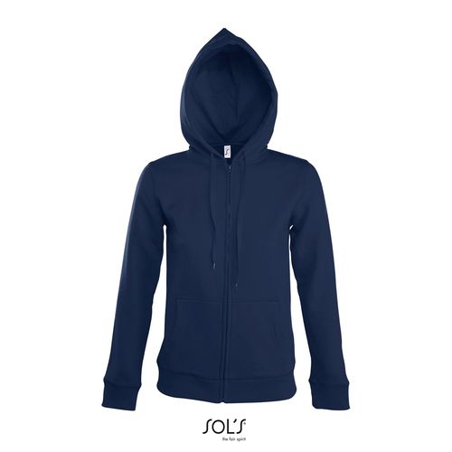 VESTE ZIPPÉE FEMME À CAPUCHE DOUBLÉE SOL'S SEVEN WOMEN - 6