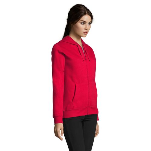 VESTE ZIPPÉE FEMME À CAPUCHE DOUBLÉE SOL'S SEVEN WOMEN
