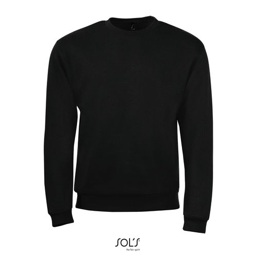 black SUDADERA DE HOMBRE DE CUELLO REDONDO SOL'S SPIDER