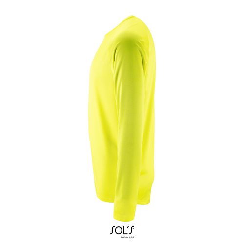 amarillo fluo CAMISETA DEPORTIVA DE MANGA LARGA PARA HOMBRE SOL'S SPORTY LSL MEN