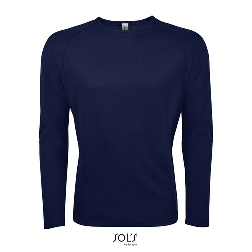 marina francesa CAMISETA DEPORTIVA DE MANGA LARGA PARA HOMBRE SOL'S SPORTY LSL MEN