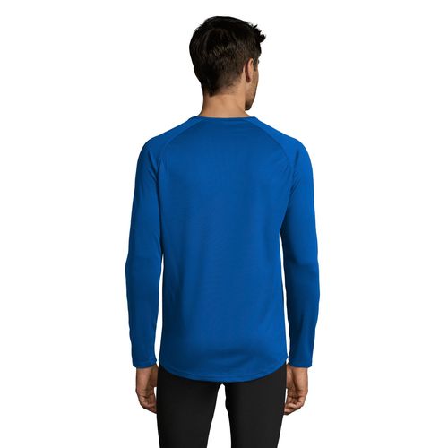 azulón CAMISETA DEPORTIVA DE MANGA LARGA PARA HOMBRE SOL'S SPORTY LSL MEN