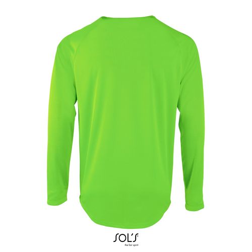 verde fluo CAMISETA DEPORTIVA DE MANGA LARGA PARA HOMBRE SOL'S SPORTY LSL MEN