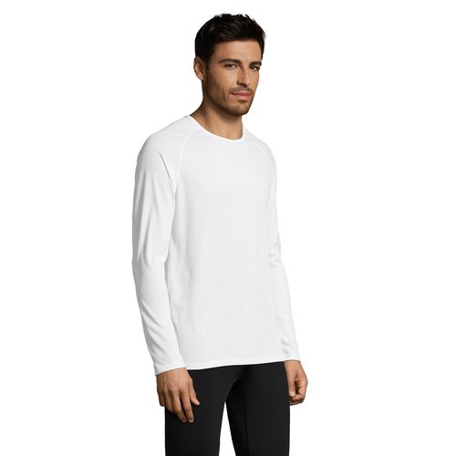 white CAMISETA DEPORTIVA DE MANGA LARGA PARA HOMBRE SOL'S SPORTY LSL MEN