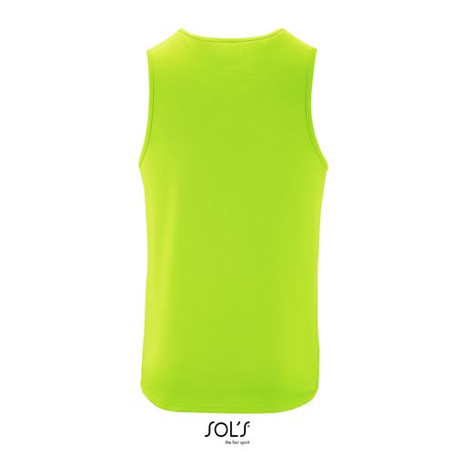 verde fluo CAMISETA DE TIRANTES DEPORTIVA PARA HOMBRE SOL'S SPORTY TT MEN