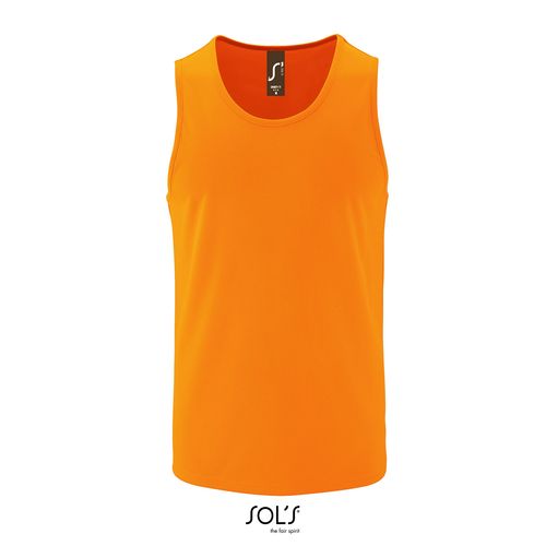 naranja neón CAMISETA DE TIRANTES DEPORTIVA PARA HOMBRE SOL'S SPORTY TT MEN