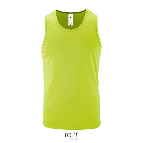 verde manzana CAMISETA DE TIRANTES DEPORTIVA PARA HOMBRE SOL'S SPORTY TT MEN