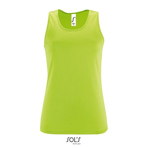 verde manzana CAMISETA DE TIRANTES DEPORTIVA PARA MUJER SOL'S SPORTY TT WOMEN
