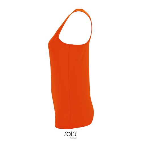 naranja neón CAMISETA DE TIRANTES DEPORTIVA PARA MUJER SOL'S SPORTY TT WOMEN